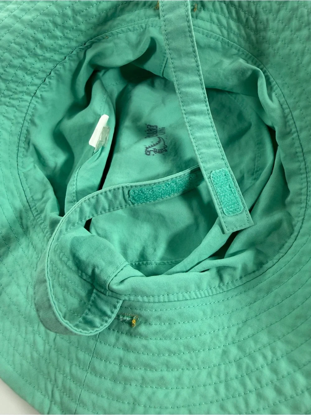 Patagonia Kids Bucket Hat 5T Mustard Animal Print Sun Hat